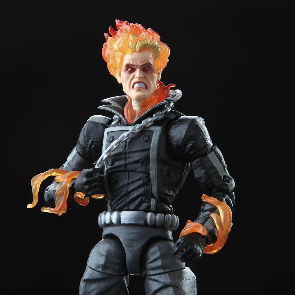 Hasbro Marvel Legends Series Marvel Comics Ghost Rider 6-inch Action Figure with 6 Accessories (F3450) Authentic