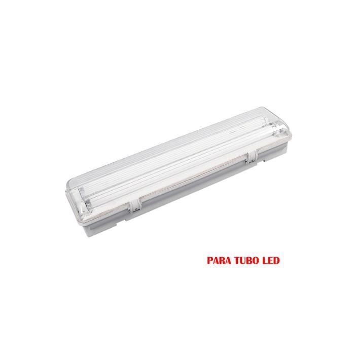 Réglette étanche pour tube LED 2x22W (EQ. 58W) 220V 155cm IP65 - GENERIQUE
