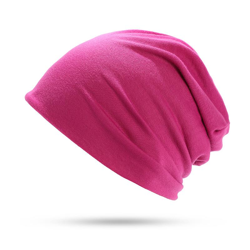 Cotton Slouchy Beanie Hip-Hop Soft Lightweight Running Beanie Adult Dwarf Hat Chemo Cap For Men Women Hip-Hop Sleep Cap Stretchy