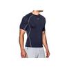 Under Armour Short Sleeve Sports Training Breathable Fitness Shirt Men Tops Navy 1257468-410