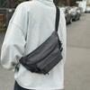 Washed Denim Bag, Light Casual Men's Bag, Sports Slanted Shoulder Bag, Sports Fashion Cycling Bag, Trendy Breast Bag