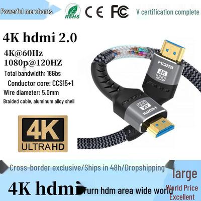 8K60Hz HDMI 2.1 Braided Mesh Cable for High Definition Gaming and eSports.