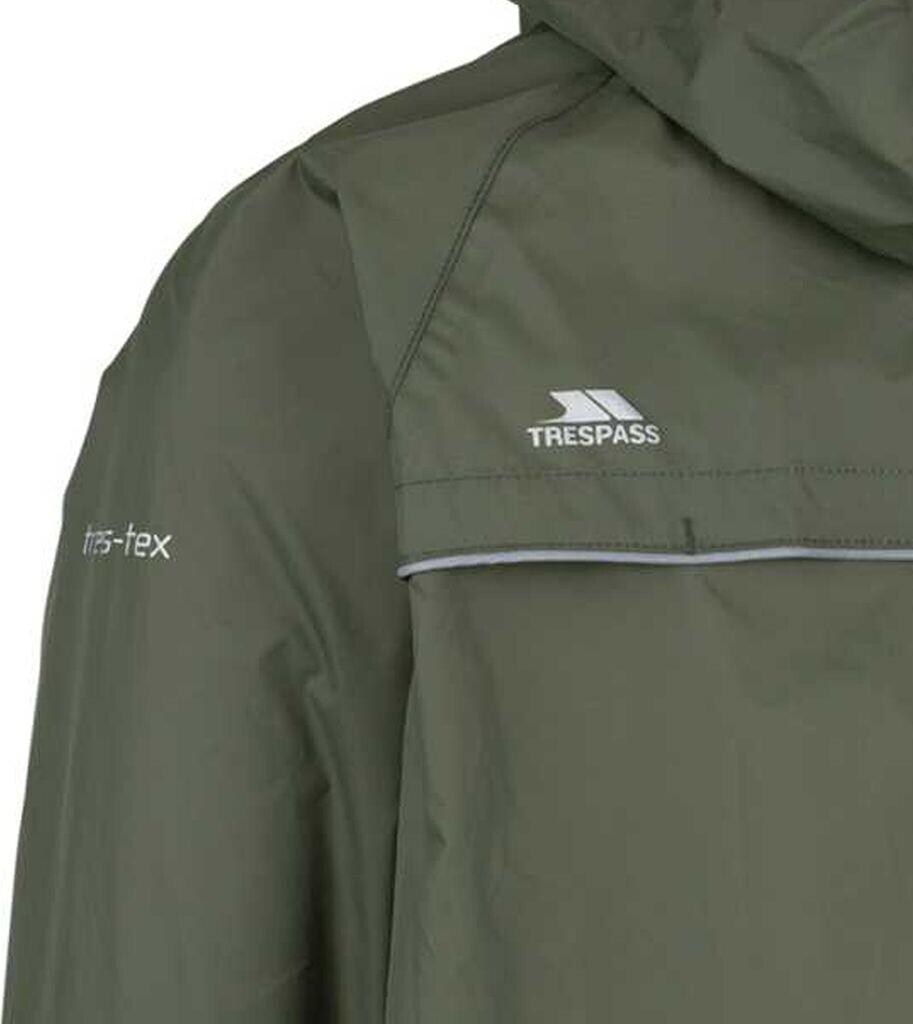Jacket Trespass Qikpac X TP4773 Rain Jacket Moss Green