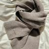 2025 Wool Knit Solid Color Snood: Versatile Korean-Style Scarf for Winter - High-End Gift for Women & Men