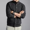 Winter 2025 Koreanischer Stil Dicker Woll-Herren-Cardigan