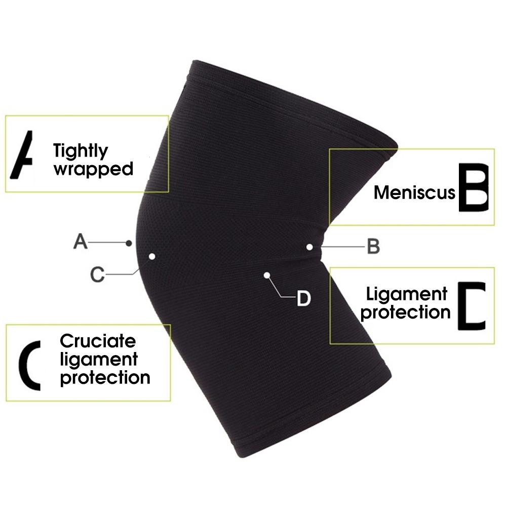 Outdoor Exercise Protection Nylon Kneepad Knee Pad Sleeve for Training Running Cycling