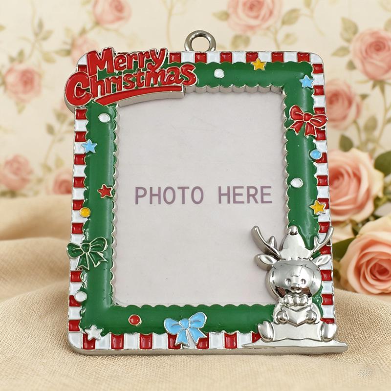 DIY Christmas Tree Alloy Photo Frame Ornaments - Exquisite Festival Decorations