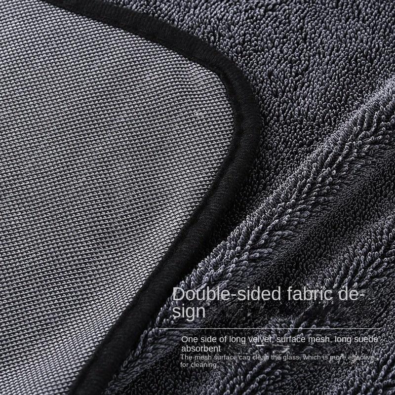 160x60cm High-End Super großes verdicktes Wasseraufnahme Mikrofaser Handtuch Autowaschhandtuch Detaillierung Reinigungstuch Autowäsche Trocknung