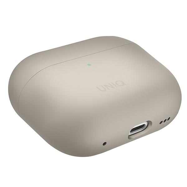 Etui do AirPods Pro 2 UNIQ Lino Silikonowe Beżowe