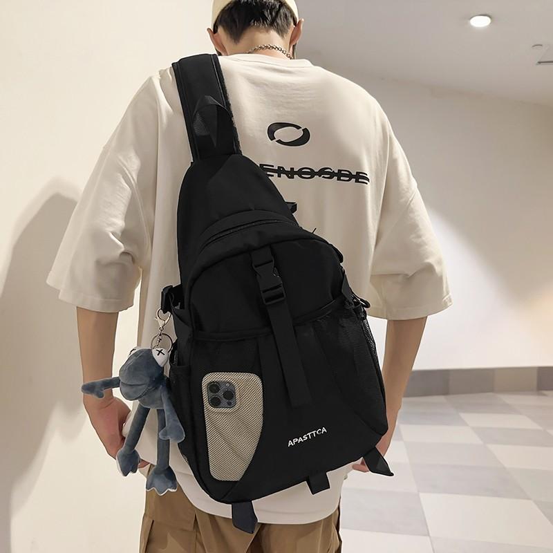 Unisex Trendy Backpack Hot-selling Item High Capacity Waterproof Sports Leisure Light Beautiful Student Bag