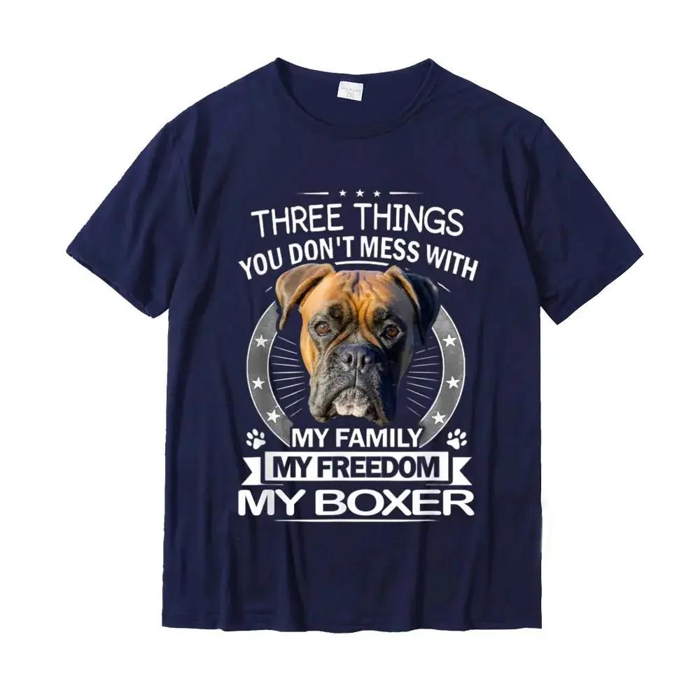 Lustiges Boxer-Hundehemd, Boxer-Hundeliebhaber-T-Shirt, Coupons, klassisches T-Shirt aus Baumwolle, für Erwachsene, Familien-T-Shirt, Rundhalsausschnitt, kurze Ärmel, Kleidung