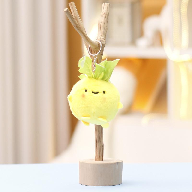 Plush Cute Vegetable Cabbage Toy Unique Keychain Soft Doll Perfect Collector For