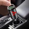 knpc3 1Pc Car Charger USB Type-C Fast Charging Adapter Car Accessories Emblems For Mitsubishi ASX Lancer 10 Pajero Outlander L200