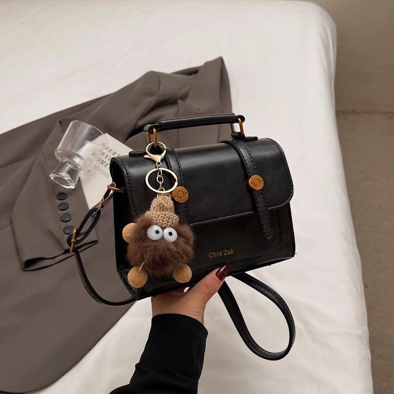 Premium retro handbag bag women's winter popular versatile commuter shoulder bag crossbody small square bag