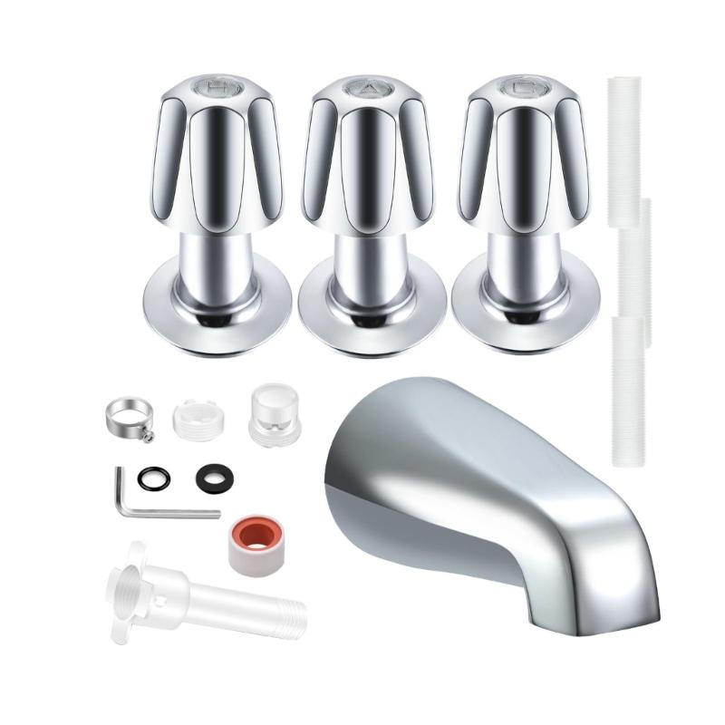 Concealed Installation Bathtub Faucet Downspout Constructed From For Elegant And Efficient Bathroom Use