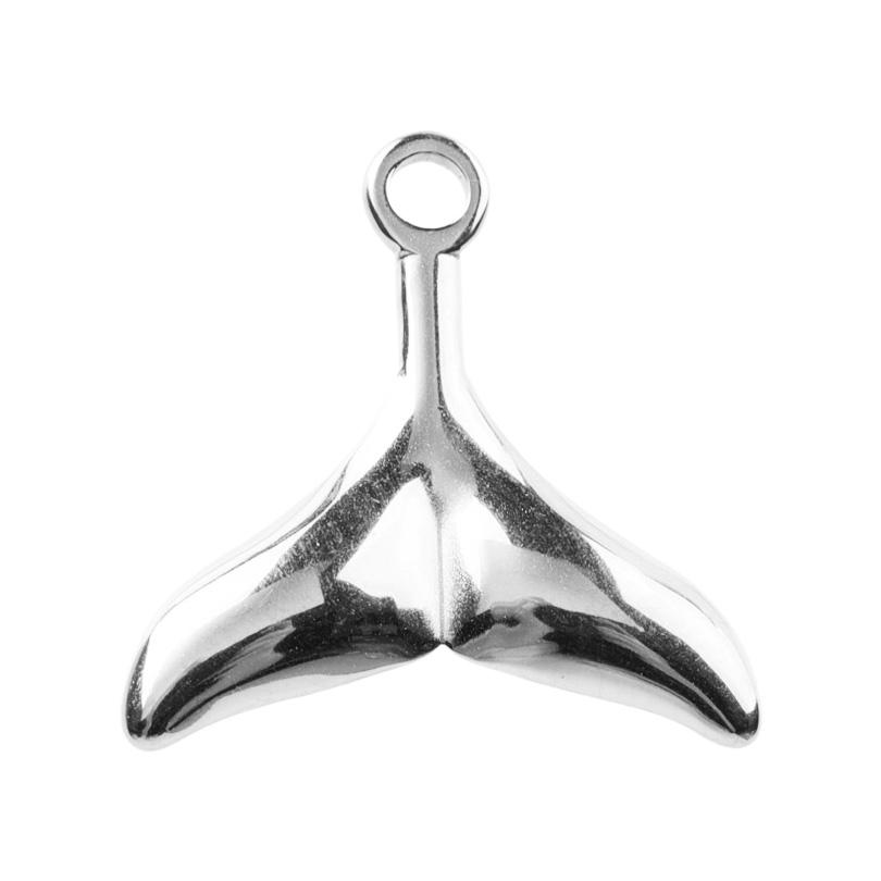 6pcs Different Bone Tail Fish Charm Ocean Animal Pendants Stainless Steel Charms For Jewelry Making Supplies Handmade Materials