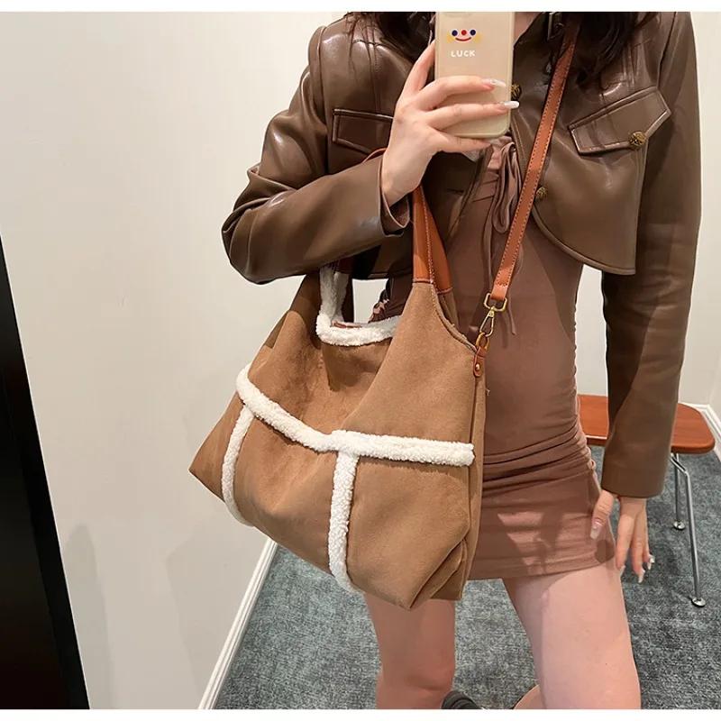 Large capacity elegant bag autumn/winter new shoulder bag niche high-end versatile women's bag
