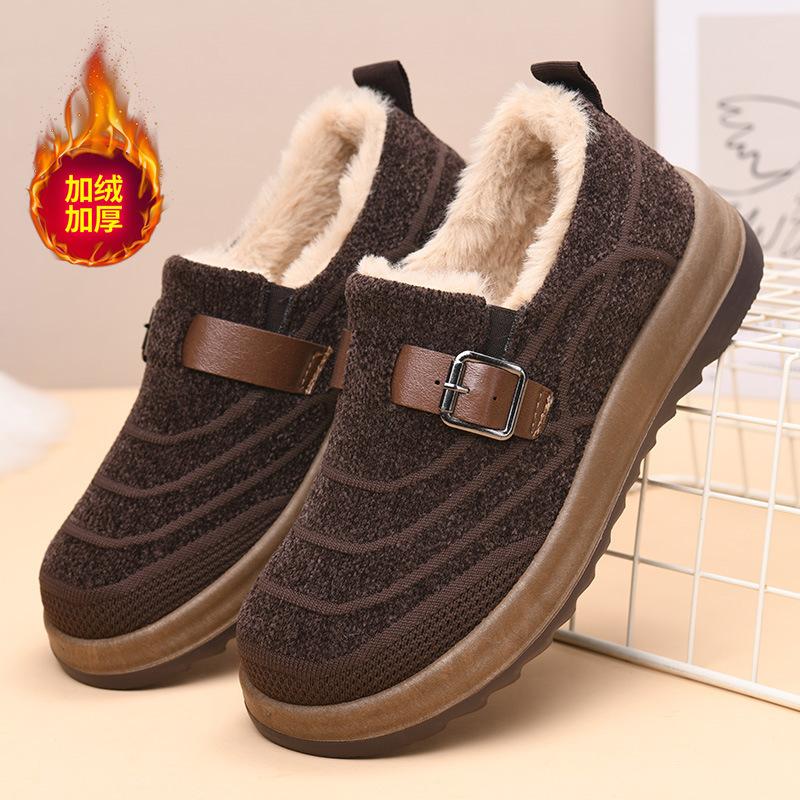 

Mao Mao shoes women s autumn and winter casual women s cotton shoes Birkenstocks thick-soled non-slip warm snow boots 36