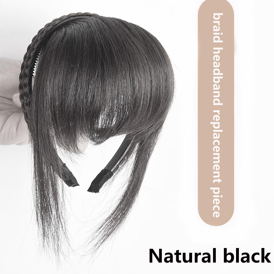 Menneskehår pannebånd Parykker smell med fletter Varmebestandig smell i  hårforlengelser Hårstykker for kvinner kjøp billig — fri frakt, ekte  anmeldelser med bilder — Joom, image size:960x960