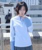 Miyuki Miuki Oversized Henley Ls (W/Melange Gray)