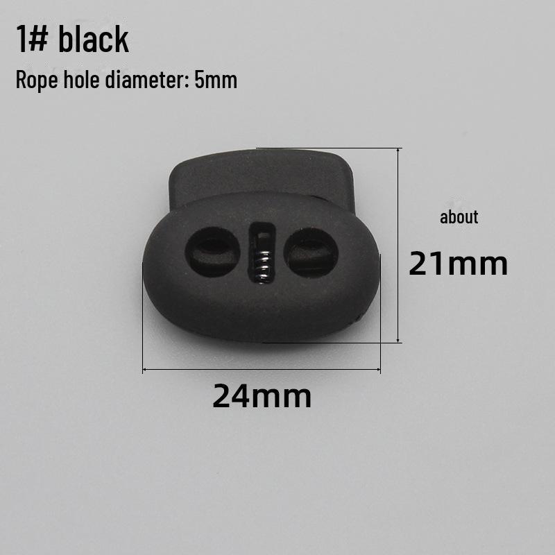 Snur elastic pentru copii, cataramă pentru nas de porc cu două găuri pentru jachete, pantofi și pălării