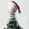 Weihnachtsbaumschmuck - Weihnachtsmannmütze und Baseball-Baumschmuck: Leichtes Design, Voller festlicher Stimmung, Geeignet für Partys, Studios und andere