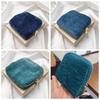 Multi-Layered Flannel Jewelry Zipper Bag Anti-lost Cloth Jewelry Organizer Portable Purse  Necklace