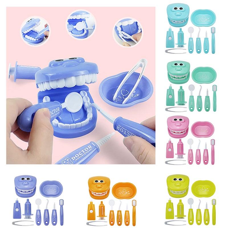 Zestaw zabawek dentystycznych do zabawy dla dzieci, zestaw medyczny
