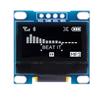 Micro Breakout Screen 128*64 Display Screen Circuit Board 4 Pin DC 3.3-5V I2C IIC White/Blue/Yellow Blue Electronic Components