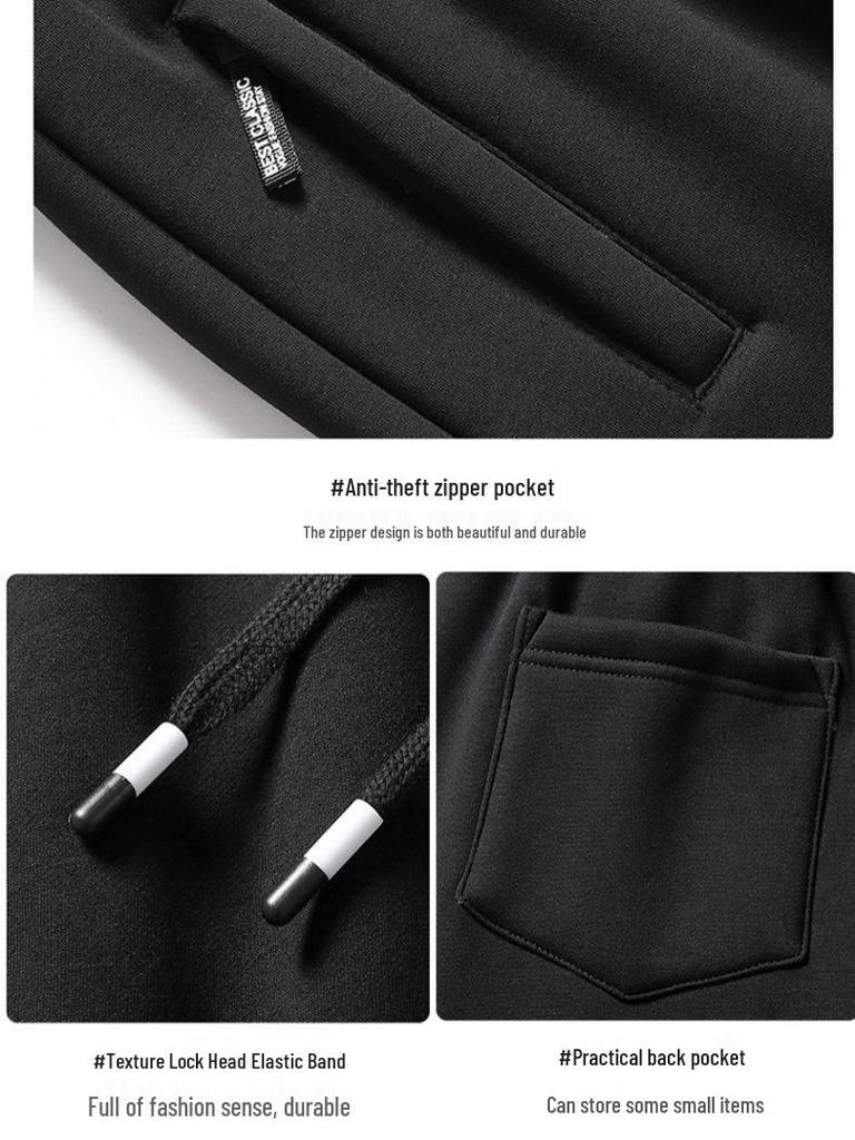 Herren Winter Fleecegefütterte Jogginghosen - Lässig, Verdickt, Sportlich, Herbstkleidung für Teenager und Erwachsene