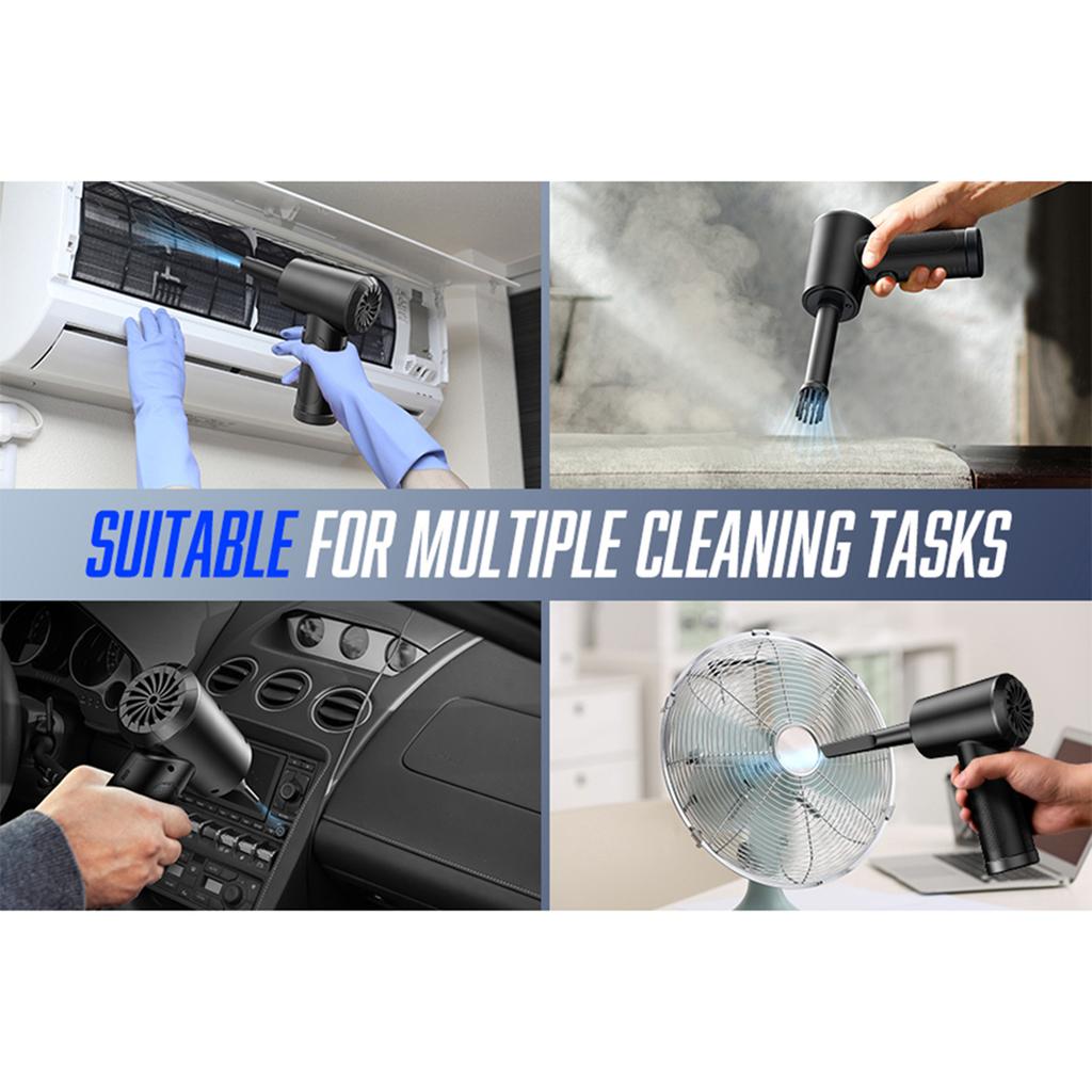 Dust Blower for PC Electric Duster Camera Dust Blower Portable Powerful Rechargeable Dust Blower Multifunctional