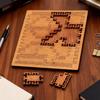 Challenging Wooden Geometry Jigsaw Puzzle for Adults and Teens, Brain Teaser Logic Game Art Toy Gifts for Men, Women, Family