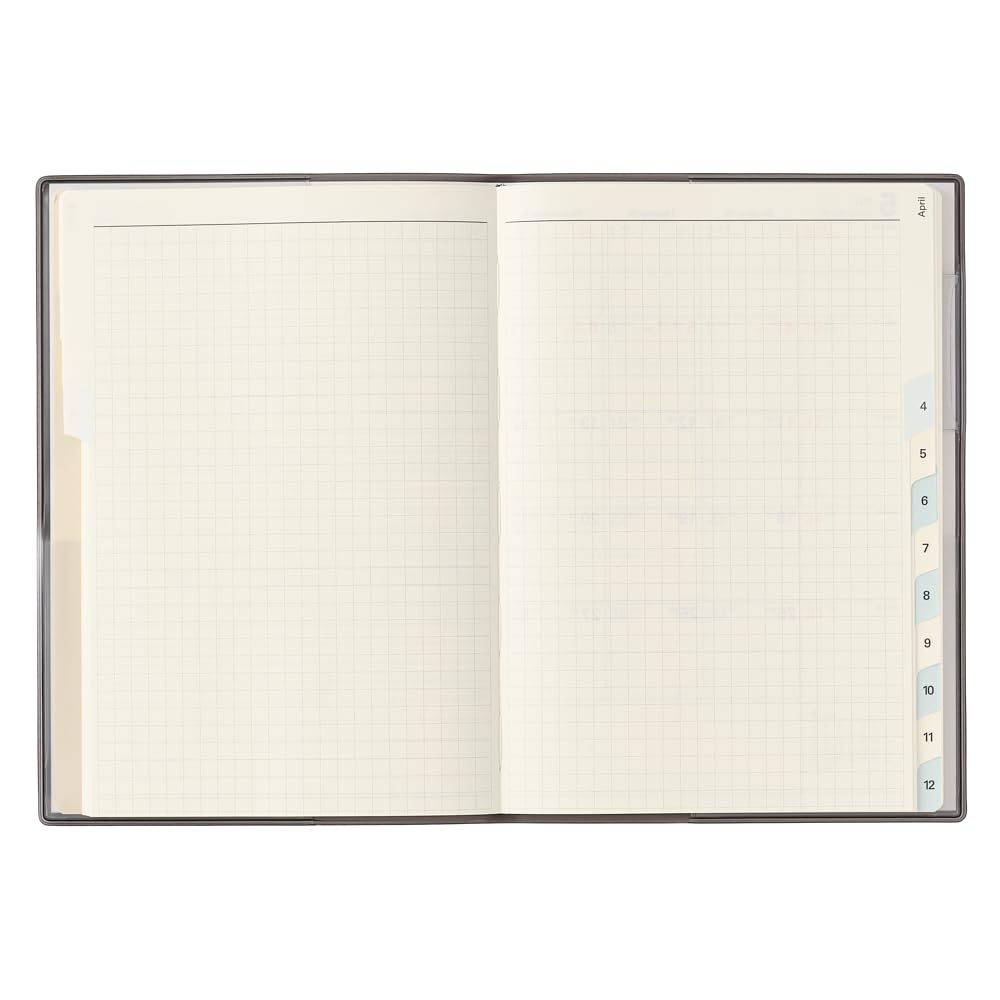 NOLTY Planner 2026 B6 Monthly Access 2 Black 6479 December (Starts 2025)