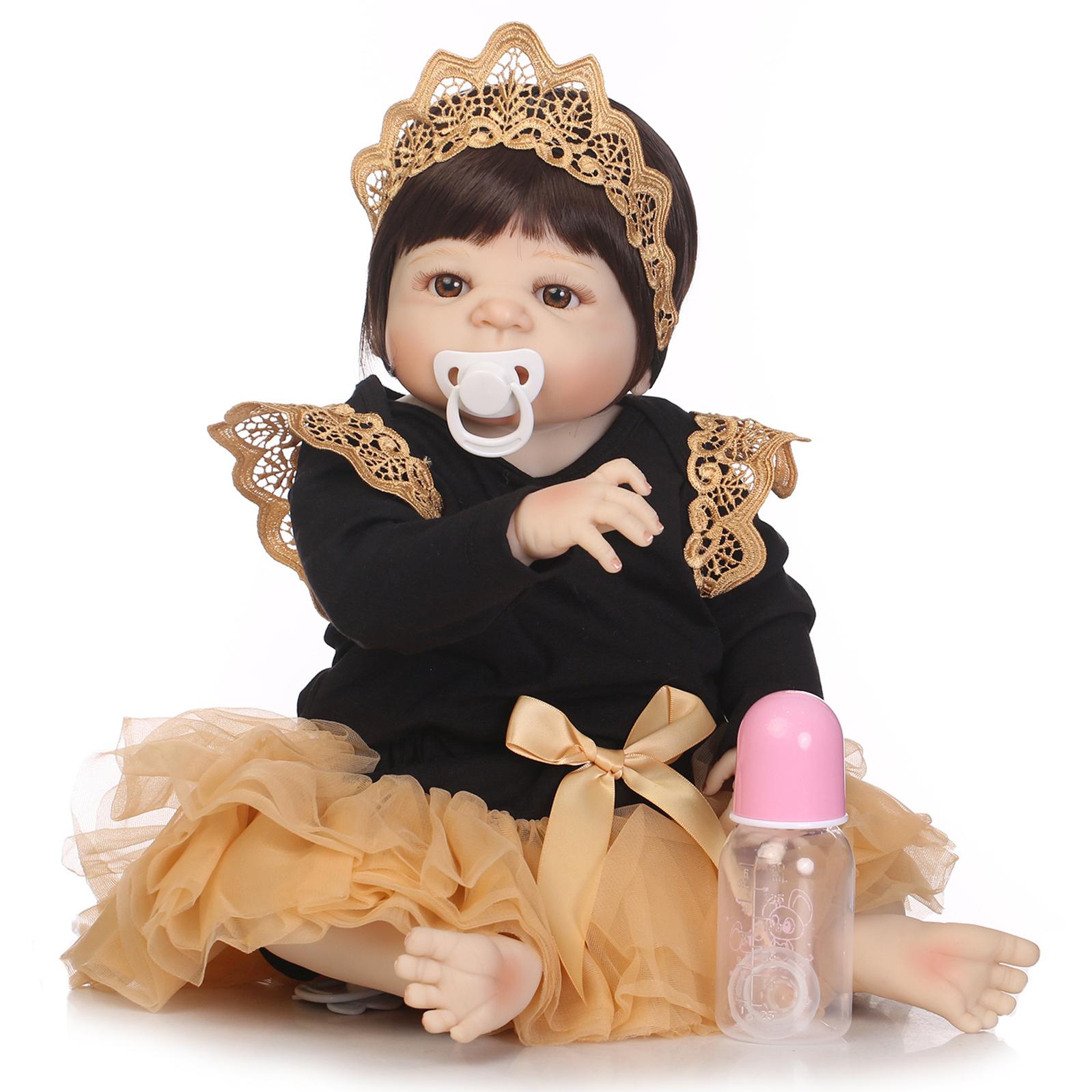 NPK 55 см оригинальная NPK Reborn Baby Toddler Gir очень мягкая силиконовая кукла — фото 2