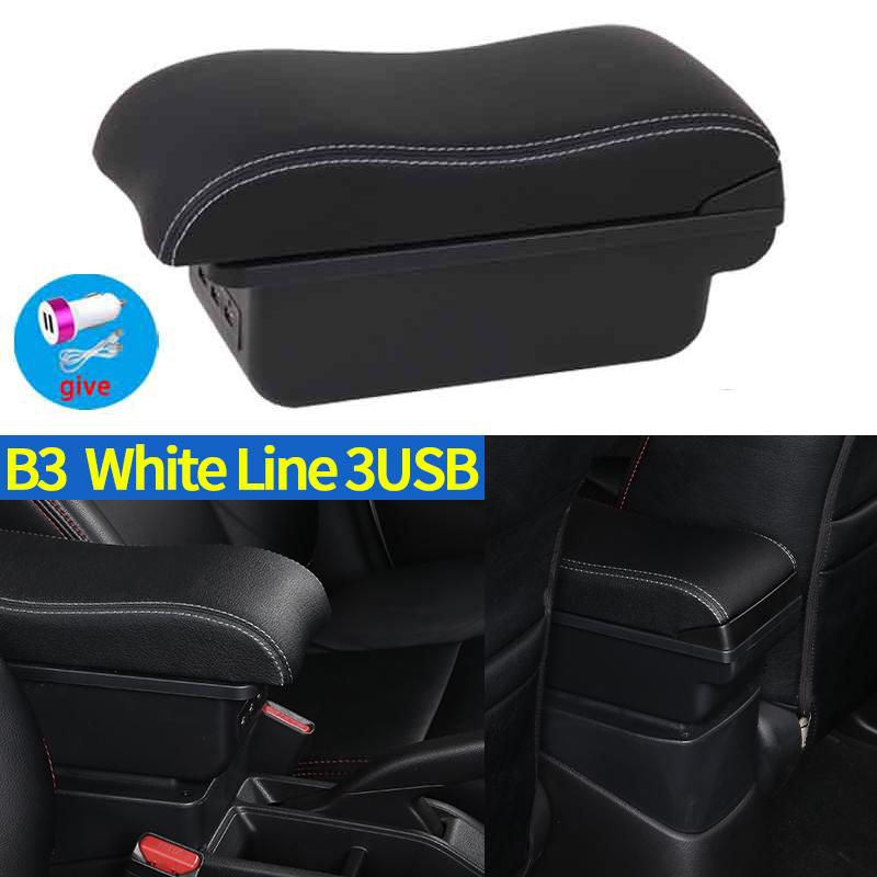 Armrest For Opel Corsa E For Corsa E 2014 2015 2016 2017 2018 2019 Interior center armrest storage box car accessories