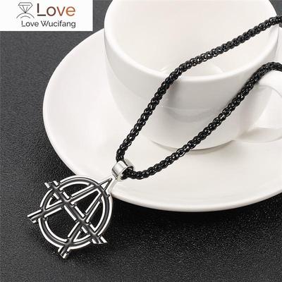 Vintage Black Color Pendant Mens Pendant Necklace