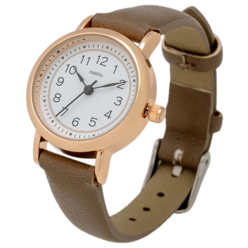Fieldwork Women's Analog Watch with Leather Strap, Brown, YM109-5