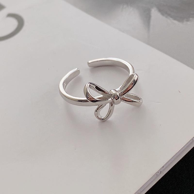 Bague nœud brillant au design irrégulier pour femmes – Accessoire pour l'index