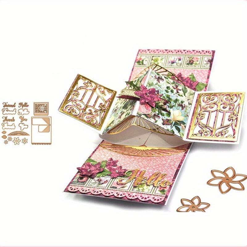 Knife Mold Pop-up Card Scrapbook Metal Carbon Steel Knife Mold DIY Paper Art Embossing Cutting Template