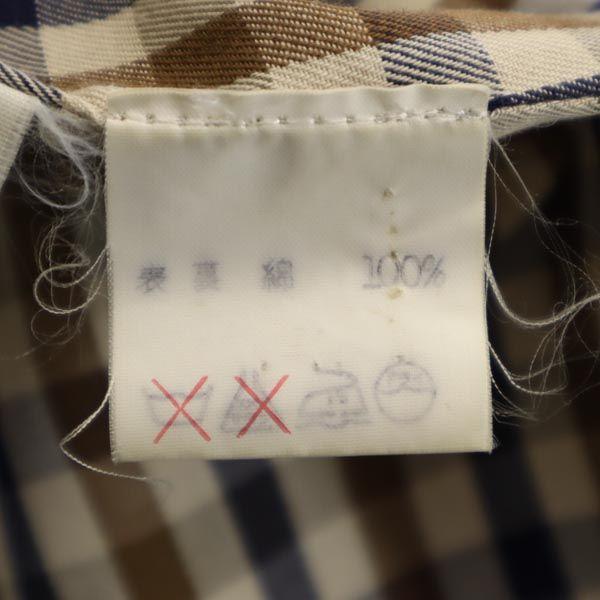 Aquascutum Made In the UK Stainless Collar Coat Beige Men's Used