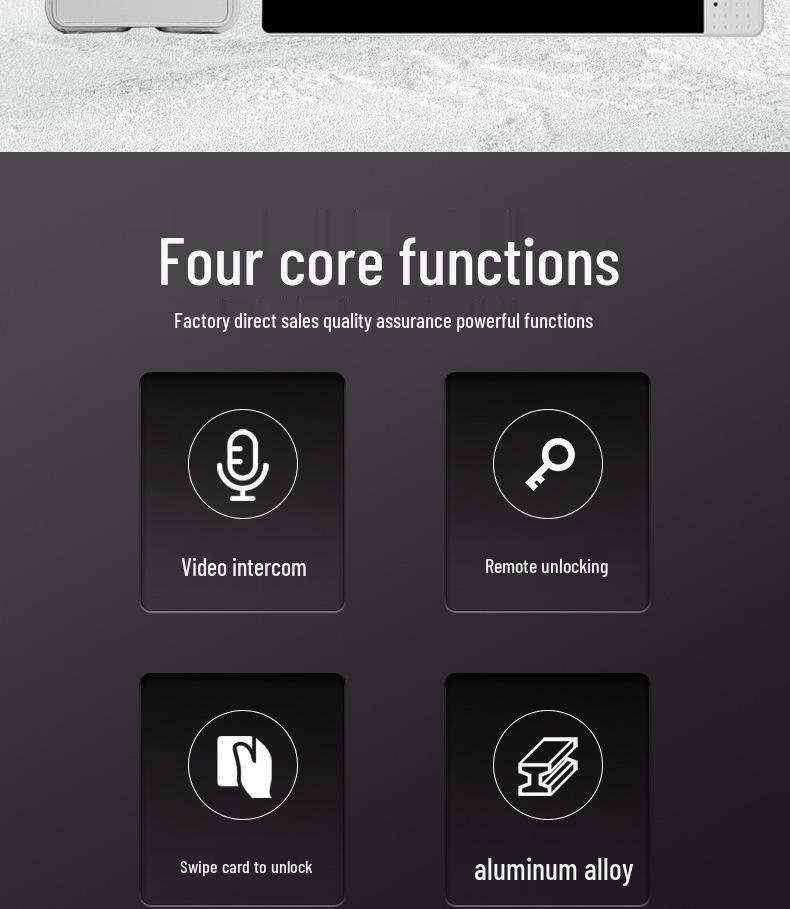 Smart Villa Intercom: Real-time Video Doorbell with Swipe Card Unlock