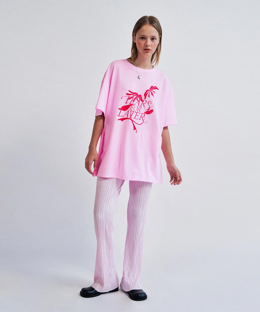WOVEMENT Shirred Pleated Pants Pink Wbcspa003Pk