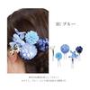 Noelmarket 5-Piece Japanese Hair Accessory Set - Kanzashi Hairpins for Yukata, Kimono, Weddings, Coming-of-Age Ceremonies, Shichi-Go-San, Festivals,