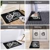Mountain Bike Front Door Mat Anti-Slip Outdoor Absorbent Bicycle Racing MTB Biker Doormat Kitchen Bedroom Entrance Rug Carpet