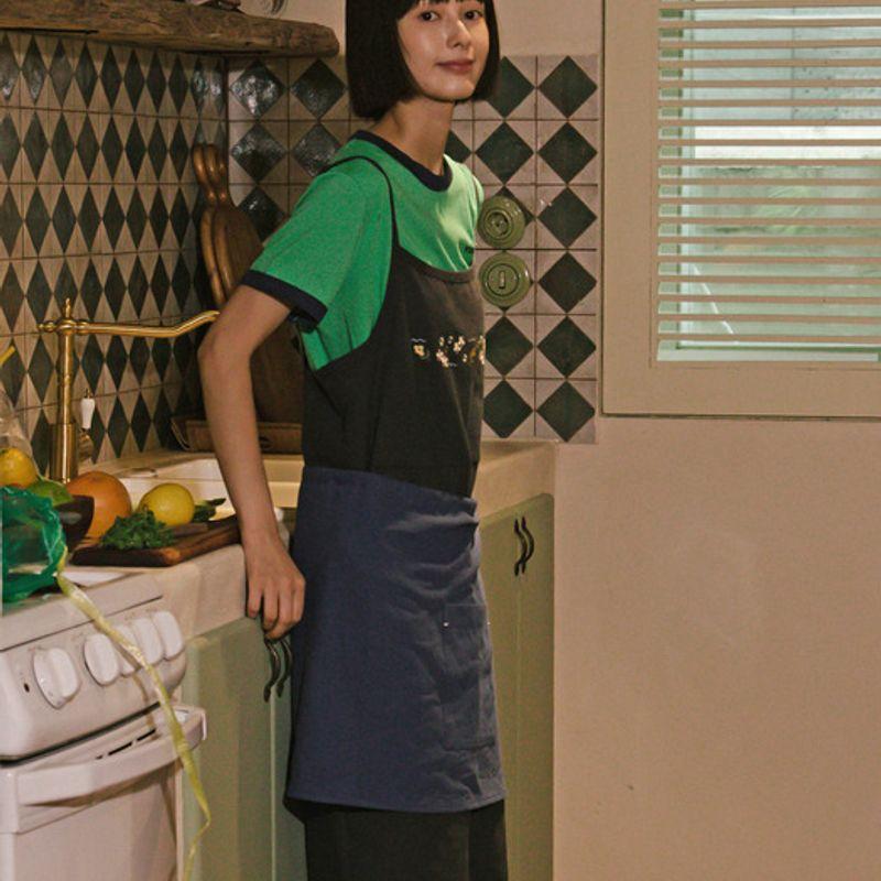 VINCENTNAVY Verona Wrap Apron_BLUE