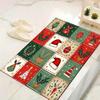 1Pc Christmas Nutcracker Tradition Rug Office Carpet Indoor Outdoor Doormat Nonslip Soft And Comfortable Living Room Christmas Halloween Gift D91812