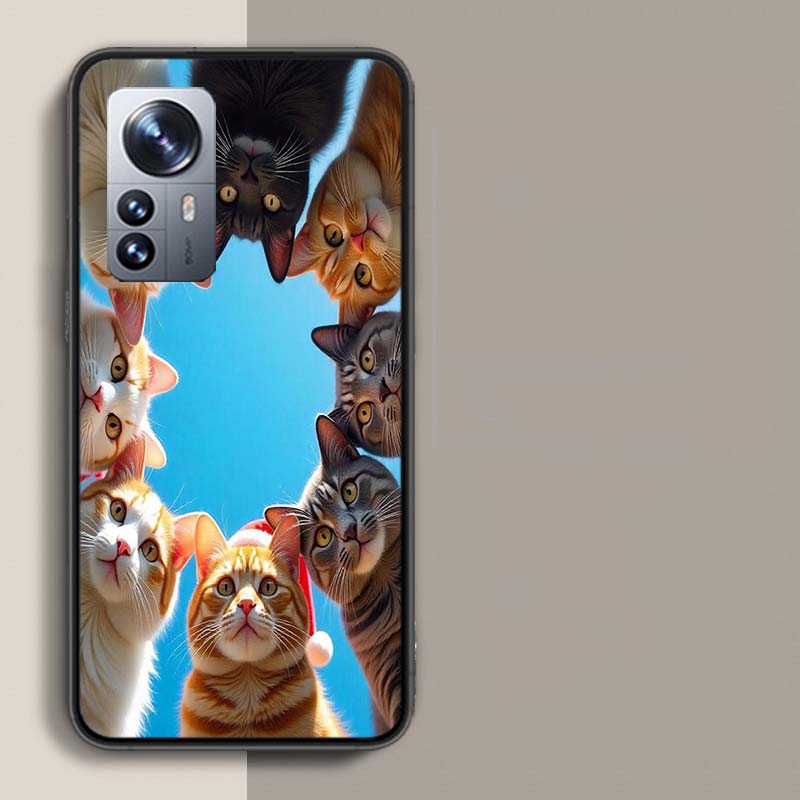 

Чехол для телефона «Кошачий отпуск» для Redmi Note 15 Pro 5G 14 13 12 Pro Plus 11 11T 11E 11S 10 Pro 10S 9 9S Прозрачный чехол для телефона с подходящим Note 15 Pro Plus