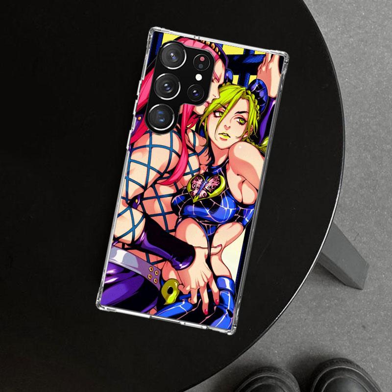 JoJo's Bizarre Adventure Jolyne Cujoh Phone Case Cover for Samsung Galaxy S26 S25 Edge S24 S23 Ultra S22 Plus S21 FE S20 + Art C
