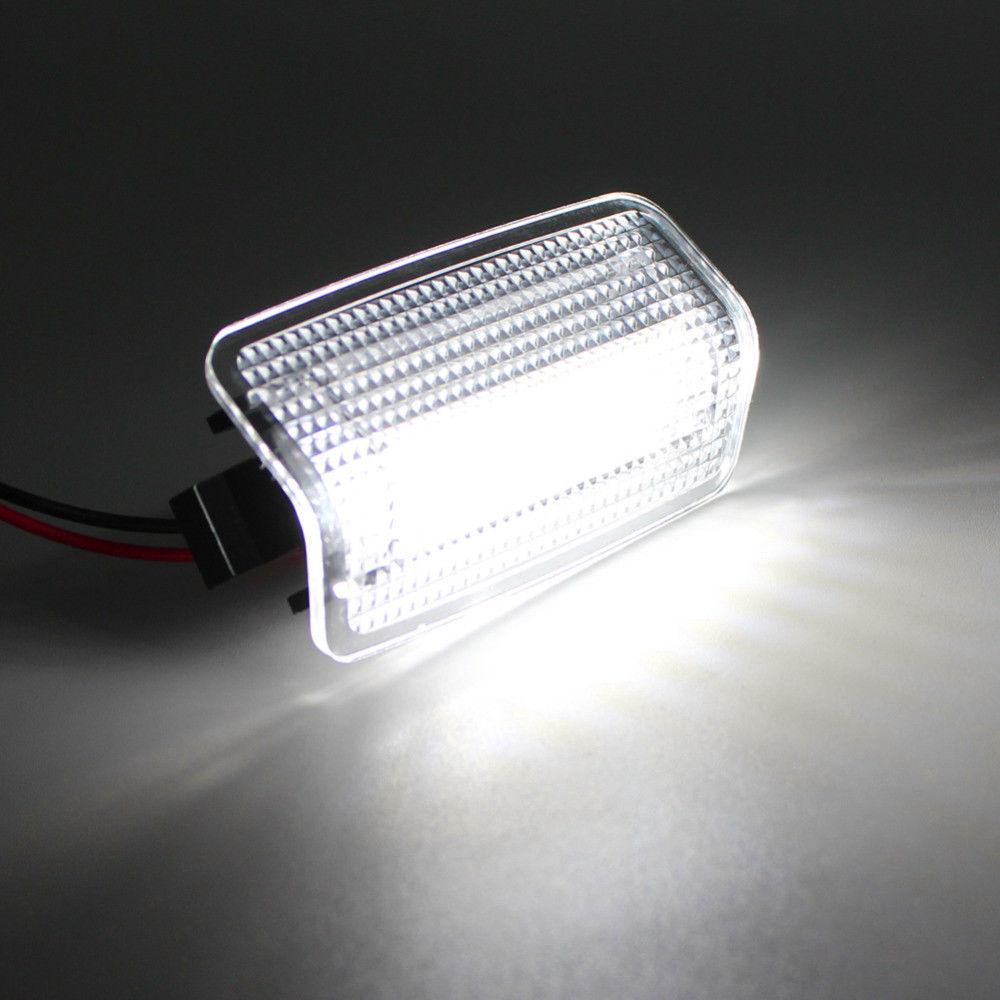 Pair Car LED Door Welcome Lights 12V White Red SMD LED Courtesy Lamp For Toyota Camry Crown Prius For Lexus IS250 RX350