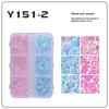 6 Grids Star Sequin Five-Pointed Star Colorful Nail Art Charm Sparkle 3D Nail Rivet Nail Decoration Diy Manicure Accessories